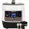 Aigostar Pentola a Pressione Elettrica 5.5L 1000W Multicooker, Bianco