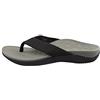 PRO 11 WELLBEING Sandali ortotici con supporto arco e top antiscivolo, Nero , 39 EU