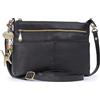 Catwalk Collection Handbags - Borsa a Tracolla Media in Pelle - Borsa a Mano Donna - Borsetta da Giorno Formato A5 - Tracolla Rimovibile - Jenny