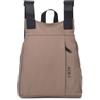 KCB Zaino Antifurto Grande Maze | 100% Vegano | Zaino Compatto da Donna con Sicurezza Extra, taupe, M-L