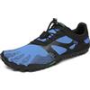 SAGUARO Scarpe Barefoot Minimaliste Uomo Donna Traspiranti Scarpe da Scogli Comode Leggere Scarpette Multisport per Trekking Trail Running Sport Acquatici Palestra, Blu 48 EU