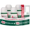 Borotalco, Deodorante Uomo Roll On Asciutto 4x50ml, Deo-Salviette Originale