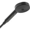 hansgrohe Pulsify Select S doccetta, 3 tipi di getto, 24111340, Pulsify Select S nero cromato spazzolato [Rubinetteria Bagno > Doccette / Supporti]