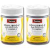 SWISSE Ultiboost Equilibrio C Gommose - Vitamina C per Supporto Sistema Immunitario Adulti, Integratori con Prebiotici per Equilibrio Flora Intestinale, 40 Gummies, Gusto Arancia, Made in Italy