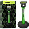Gillette Labs Con Barra Esfoliante, Edizione Limitata Razer, Rasoio Da Uomo Gillette, 1 Manica - 1 Lama, Con Base Magnetica Premium