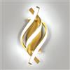 Comely Lampada da Parete LED, 22W 2500LM Oro Applique da Parete 6500K