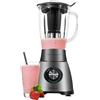 Cecotec Frullatore a Bicchiere Power Black Titanium 2500MAX Pro. Spatula 1800W, 22000 RPM, 6 Lame Titanio, Caraffa Termoresistente 1.8L, 5 Velocità, Turbo, Filtro Frullato, Metaluxe, Chiusura Ermetica