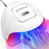iKeener Dispositivo laser per funghi del chiodo, approvato dalla FDA, pulizia delle unghie e onicomicosi, rimozione funghi con luce blu 15 x 470 nm + 30 x 650 nm luce rossa, sessioni