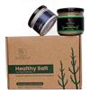 SaltWise Set Regalo Di Sali Di Salicornia Verde E Bianca Saltwise - Sali Gourmet A Base Vegetale, A Basso Contenuto Di Sodio, Ricchi Di Minerali E Vitamine, Vegani, Borsa Regalo E Saliera (14.10 Ounce Totali)