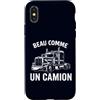 Vintage Big Rig Driver Gift Semi-Truck S Custodia per iPhone X/XS Beau Comme Un Camion Trucker Classic Semirimorchio