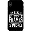 Optical Optometry Eye Care Designs Custodia per iPhone XS Max Ottico Mi piacciono le cornici e forse 3 Persone Occhiali