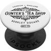 Desert Merch England Shop Gunter's Tea Shop Berkley Square Londra Inghilterra stampa nera PopSockets PopGrip Adesivo