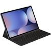 Samsung Book Cover Keyboard Slim Custodia per Tablet con Tastiera Bluetooth per Galaxy Tab S9+ | S9 FE+ | Tab S10+, Nero [Tastiera Italiana]