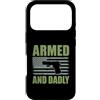 Gun Dad Father Gifts Custodia per iPhone 17 Pro Armato E Papà Divertente Pistola Papà Padre Tiro Umorismo