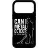 Gamer Detector Lover Vintage Stencil Custodia per iPhone 17 Pro Max Divertente detto metallo rileva il tuo cortile sarcastico