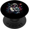 Astronaut Galaxy Space Planet Galaxy Uni Astronauta Holding Terra Pianeti Astronomia Spazio Galassia PopSockets PopGrip Adesivo