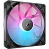 CORSAIR iCUE LINK RX140 RGB Ventola PWM da 140 mm - Cuscinetto a Cupola Magnetica - Ventola Singola - Nero