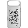 Motivational Brand For You Custodia per iPhone Air Piccoli passi ogni giorno Crescita motivazionale scritta a mano