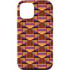 Diaspora Design Lab Custodia per iPhone 12/12 Pro Motivo geometrico vivace Kente