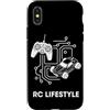 Funny RC Car Gifts for Men and Women Custodia per iPhone X/XS RC Auto Telecomando Auto da Corsa RC