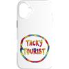 Funny Hawaiian Nerdy Tacky Tourist Dress Custodia per iPhone 16 Plus Tacky Tourist Day Costume Idea Tacky Tacky Tacky