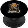 Funny Spooky Season Halloween Party Appa Scheletro solo aspettando Halloween zucca cimitero PopSockets PopGrip Adesivo