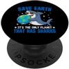 Save Earth It's The Only Planet That Has Salva la Terra È l'unico pianeta che ha gli squali PopSockets PopGrip Adesivo