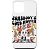Pom Spirit Lettering Co. Custodia per iPhone 12 mini Cheer Mamma Retrò Cheerleading Tipografia