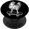 Animal On A Skateboard Graphics Gallina con gallina, gallo, galletto PopSockets PopGrip Adesivo