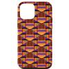 Diaspora Design Lab Custodia per iPhone 12 mini Motivo geometrico vivace Kente