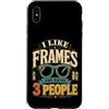 Optical Optometry Eye Care Designs Custodia per iPhone XS Max Ottico Mi piacciono le cornici e forse 3 Persone Occhiali
