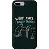 Teacher & Classroom Co. Custodia per iPhone 7 Plus/8 Plus Divertente Gatto Fisica Scienze Insegnante Classroom