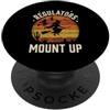 Funny Spooky Season Halloween Party Appa Regolatori strega montare scopa cavalieri Halloween PopSockets PopGrip Adesivo