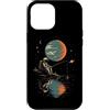 Astronaut Galaxy Space Planet Galaxy Uni Custodia per iPhone 12 Pro Max Astronauta Pianeta Riflessione Spazio Universo Galassia Cosmica