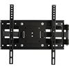 LINK LKBR40 Staffa a Muro per TV da 23 a 47 Fino a 45 kg - Compatibile VESA 75x75, 400x400 - 3 Snodi per Orientamento Orizzontale e Verticale - Estensione 6,7-34,2 cm - Inclinazione Verticale