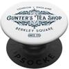 Desert Merch England Shop Gunter's Tea Shop Berkley Square Londra Inghilterra Navy Print PopSockets PopGrip Adesivo