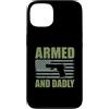 Gun Dad Father Gifts Custodia per iPhone 13 Armato E Papà Divertente Pistola Papà Padre Tiro Umorismo