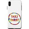 Funny Hawaiian Nerdy Tacky Tourist Dress Custodia per iPhone XS Max Tacky Tourist Day Costume Idea Tacky Tacky Tacky