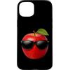Occhiali Da Sole Mela Fresca Sottaceto D Custodia per iPhone 15 Plus Apple Occhiali Da Sole Frutta