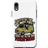Lakelandwholesale1 Shirt Company Custodia per iPhone XR I Gotta See The Candy First Funny Reaper Van Graphic