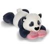 NICI Love 62613 Panda di peluche con cuore, morbido e tenero pupazzo per coccole e giochi, per adulti e bambini, 20 cm, nero