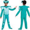 MINECRAFT Costume da armatura di diamante di Minecraft per bambini, ufficiale Minecraft di Disguise, include copricapo a forma di armatura di diamante, per bambini dai 3 ai 4 anni