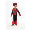 Rubie's RUBIES - Marvel Ufficiale SPIDER-MAN - Costume classico Spinn Miles Morales per bambini, taglia 24-36 mesi, motivo: Spidey e i suoi amici, costume con tuta e maschera, per