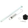 cyclingcolors Perno asse cavalletto + molla per moto, scooter e ciclomotore, compatibile con MBK YAMAHA BOOSTER/BW'S 04-> / SPIRIT ->03 / ROCKET