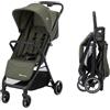 Bebeconfort Azur, Passeggino Compatto, 0-3 anni (15 kg), Passeggino Leggero, Chiusura Automatica a Una Mano, Reclinabile Fino a Posizione Sdraiata, Spazioso Cestello Portaoggetti, Mineral Green