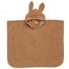 Jollein Poncho da bagno, 65 x 62 cm, asciugamano con cappuccio, Caramel | 533-550-00092