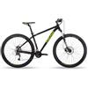 HEAD Granger Mountain Bike Unisex Adulto, Nero Opaco/Verde, 42