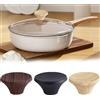 DXIA 3 Pezzi Manopole di Ricambio per Coperchio pentola, Pomello universale di Ricambio, manopole Coperchio pentola in plastica Anti Calore, Cucina casa pentole Parti di Ricambio,Colore Nero