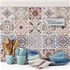 RE-COVERTILES Adesivi Piastrelle Cucina Bagno in PVC 24 Pz 10x10 cm PS00058