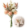 DesertBoy Fiori Finti Ortensie, Ortensie Finte Realistiche, Fiori Finti per Decorazioni, Fiori Artificiali Ortensia per Casa Preparativi Nozze Festa Tavolo Centrotavola Decorazion (Champagne)